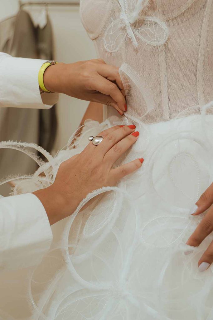 Customize your bridal dress