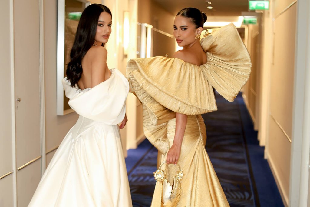 Lama and Tala Al Akeel in Kristie Romanos at Cannes Film Festival 2025